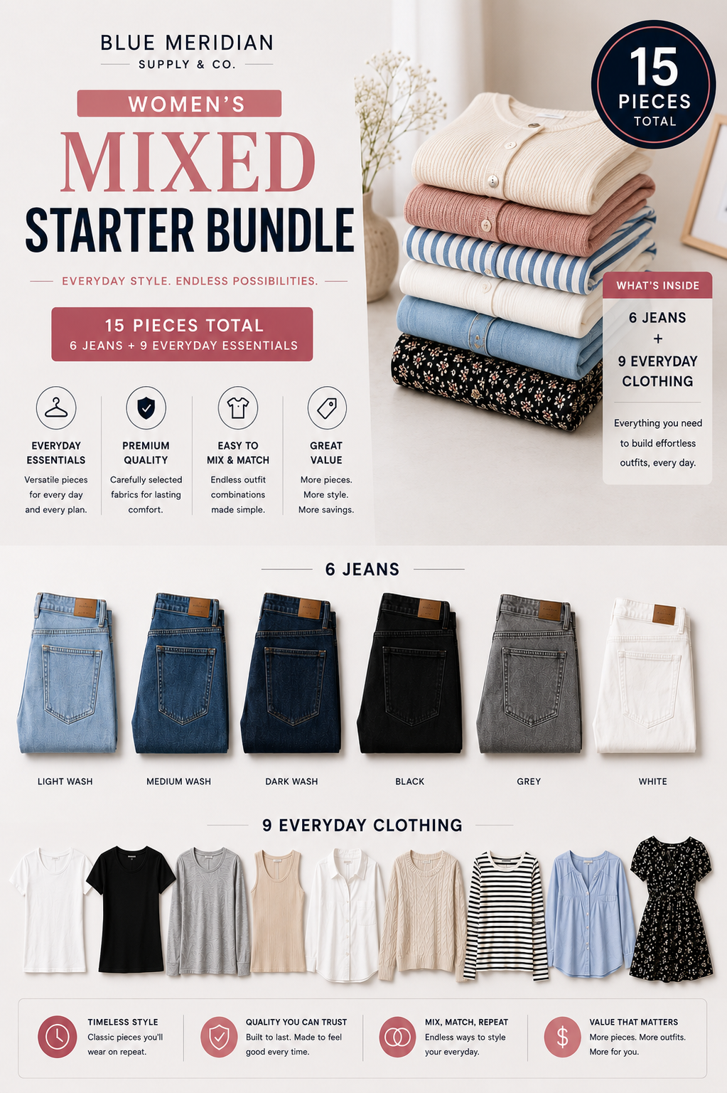 Women's Mixed Starter Bundle