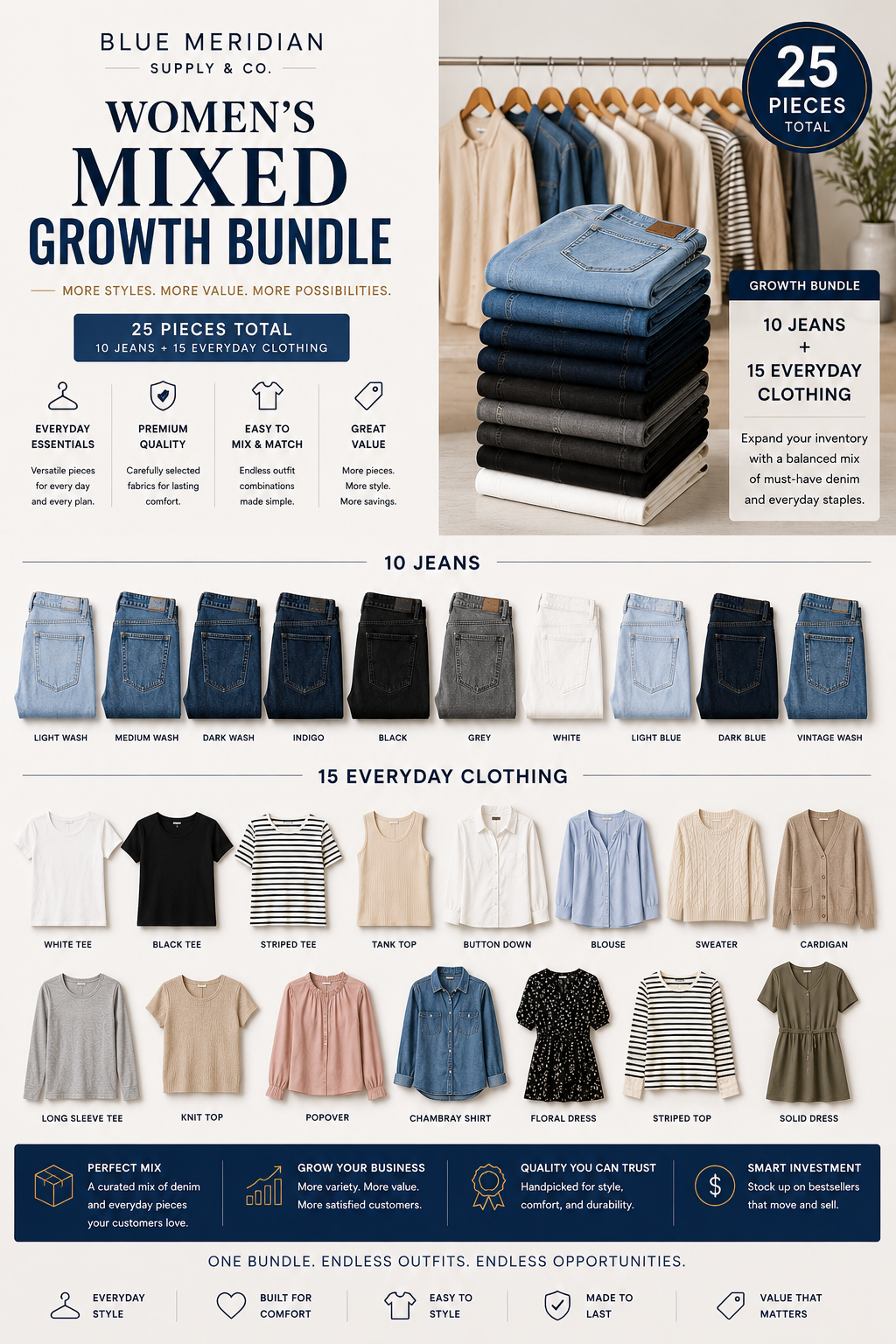 Women's Mixed Growth Bundle