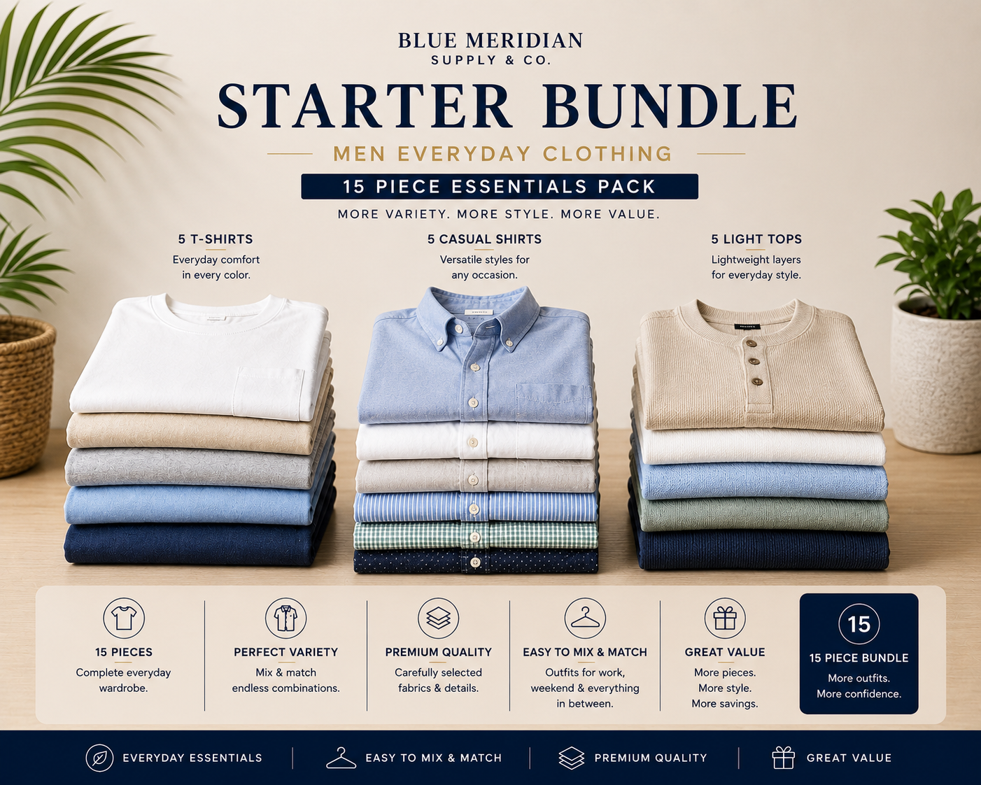 Starter Bundle - Men's Everyday Clothing
