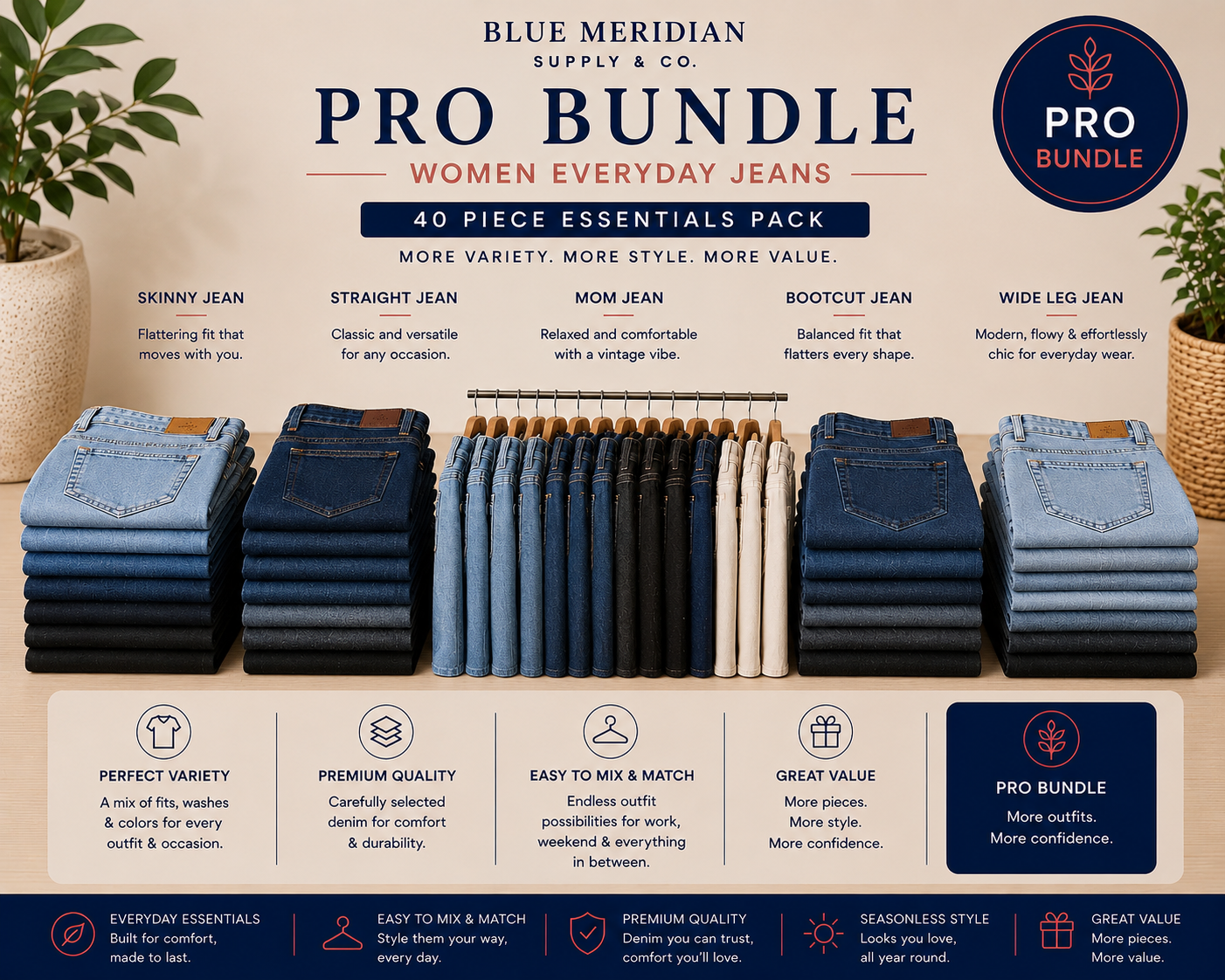 Pro Bundle - Women's Denim Jeans