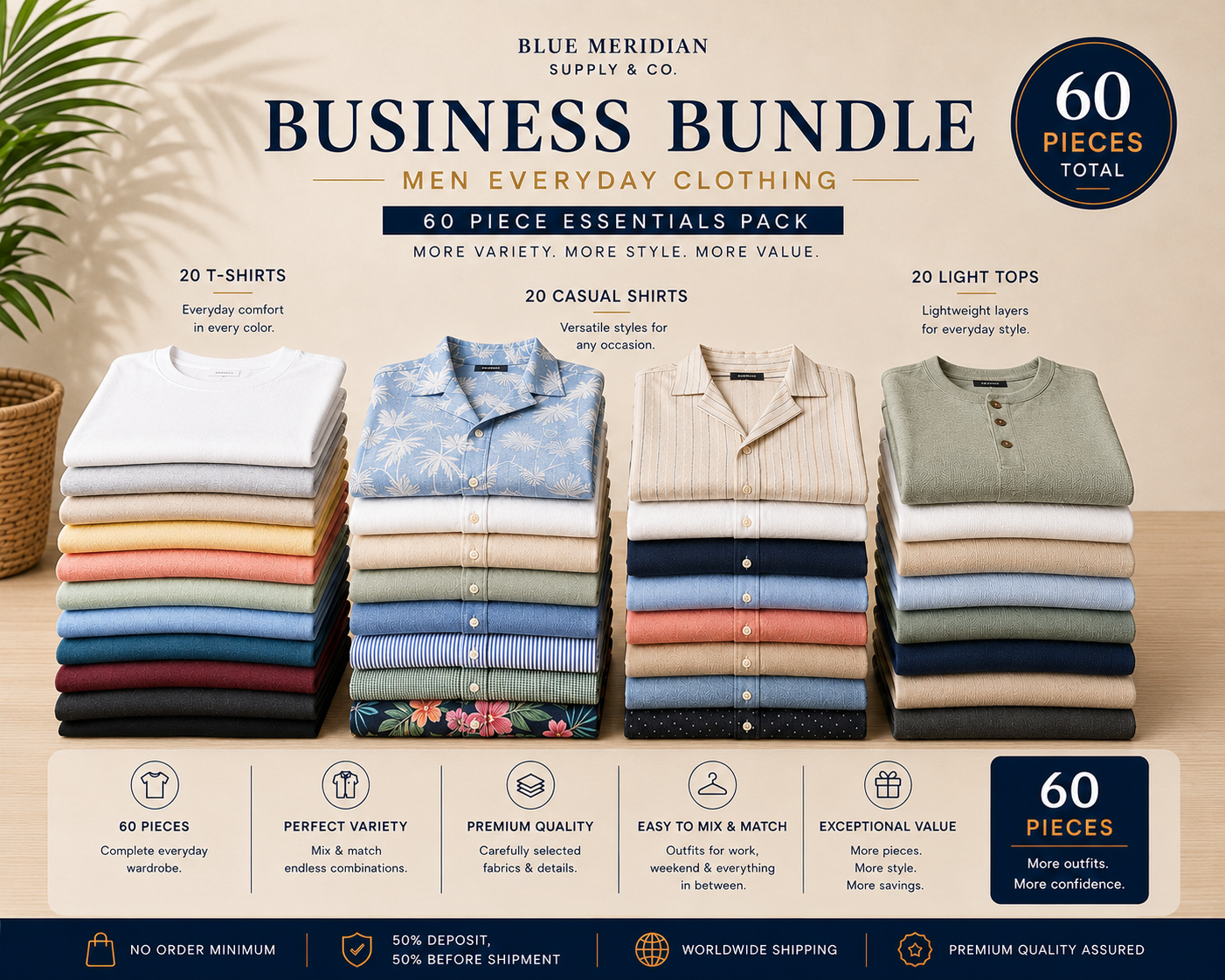 Business Bundle - Men's Everyday Clothing